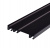 фото шина потолочная алюминиевая трехрядная «прага» l=6 м. черный в интернет-магазине Олексдеко