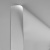 Рулонная штора «MGS» фурнитура Белая. Ткань коллекции «Аканта» Silver Blackout Серая