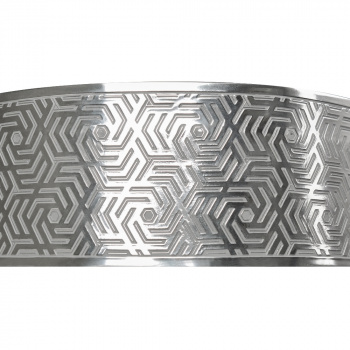 изображение декоративная планка «арабеска» серебро графит на olexdeco.ru